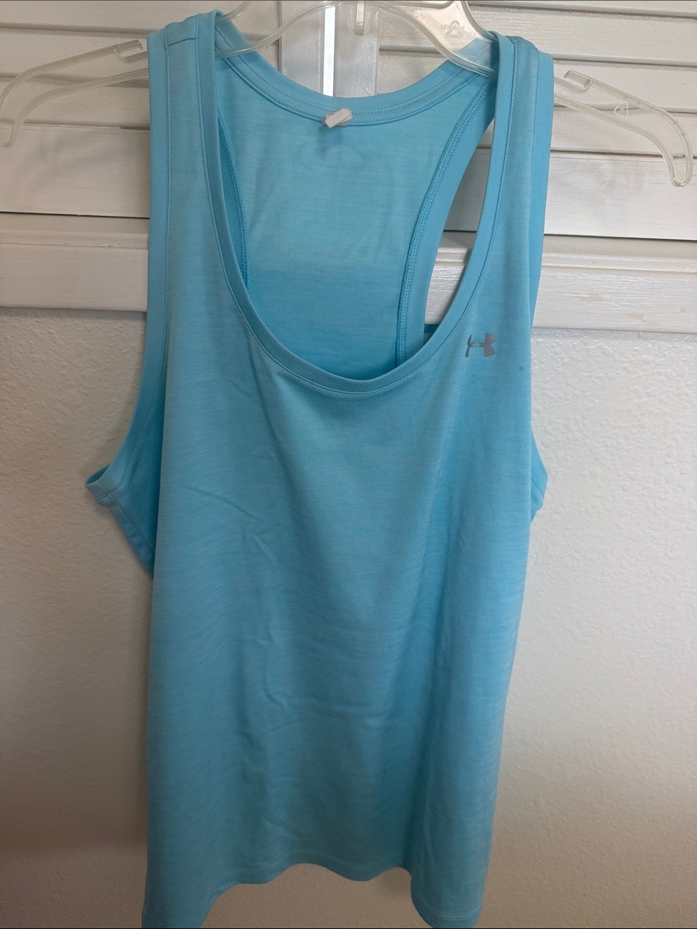 Under Armour Light Blue Racerback Performance Tank